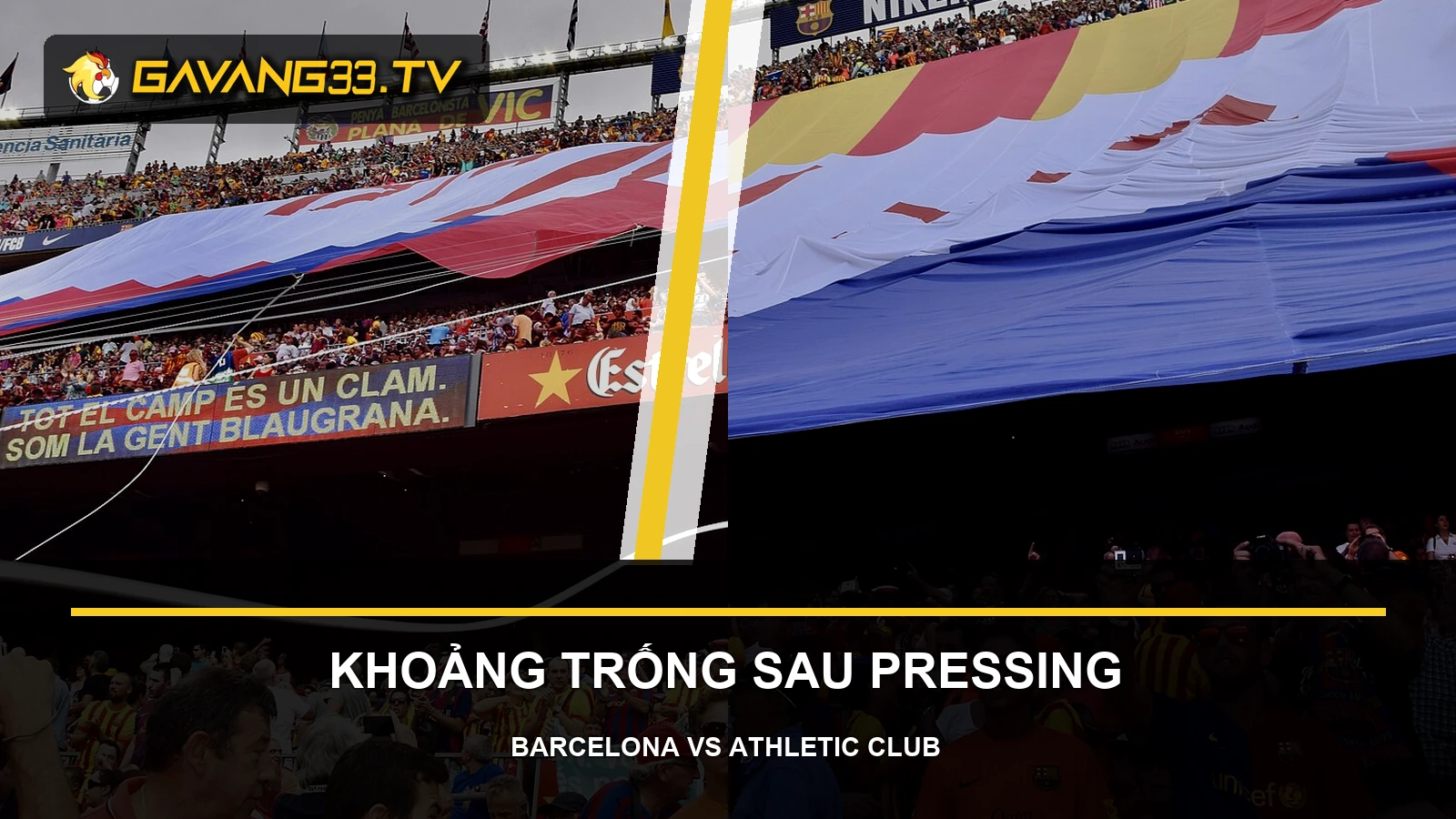 Nhận định Barcelona vs Athletic Club: Cường độ và khoảng trống 2 Tư liệu Barcelona và Athletic Club trước trận La Liga, có logo và tiêu đề bài nhận định