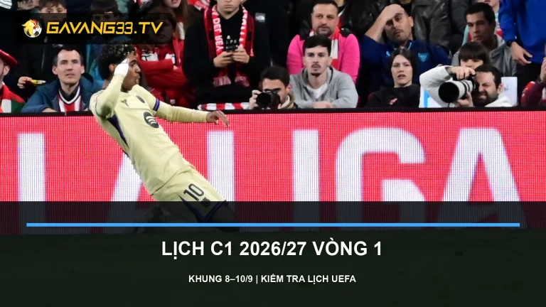 lịch thi đấu c1 2026/27 vòng 1 - ảnh đội bóng