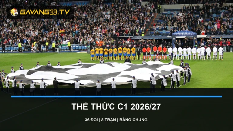 Thể thức C1 2026/27: Cách hiểu league phase từ UEFA 3 thể thức c1 2026/27 - ảnh đội bóng