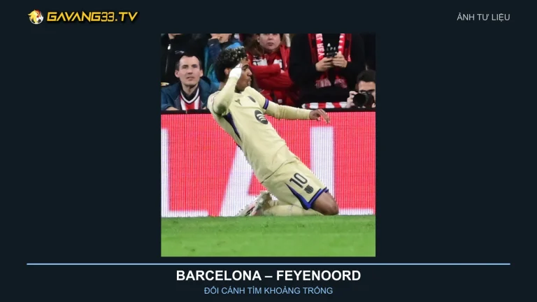 Barcelona vs Feyenoord: Tìm khoảng trống từ những pha đổi cánh 1 Ảnh tư liệu Lamine Yamal trong màu áo Barcelona