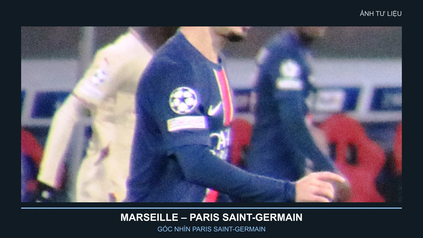 Ảnh tư liệu cầu thủ Paris Saint-Germain tại Champions League 2024