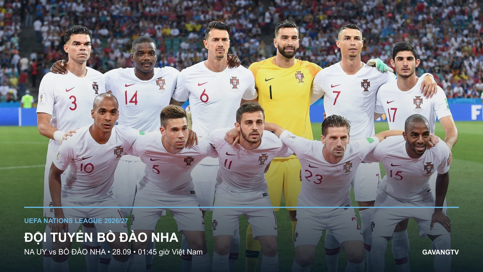 Na Uy vs Bồ Đào Nha: kiểm soát khu trung tuyến 2 Ảnh tư liệu Đội tuyển Bồ Đào Nha