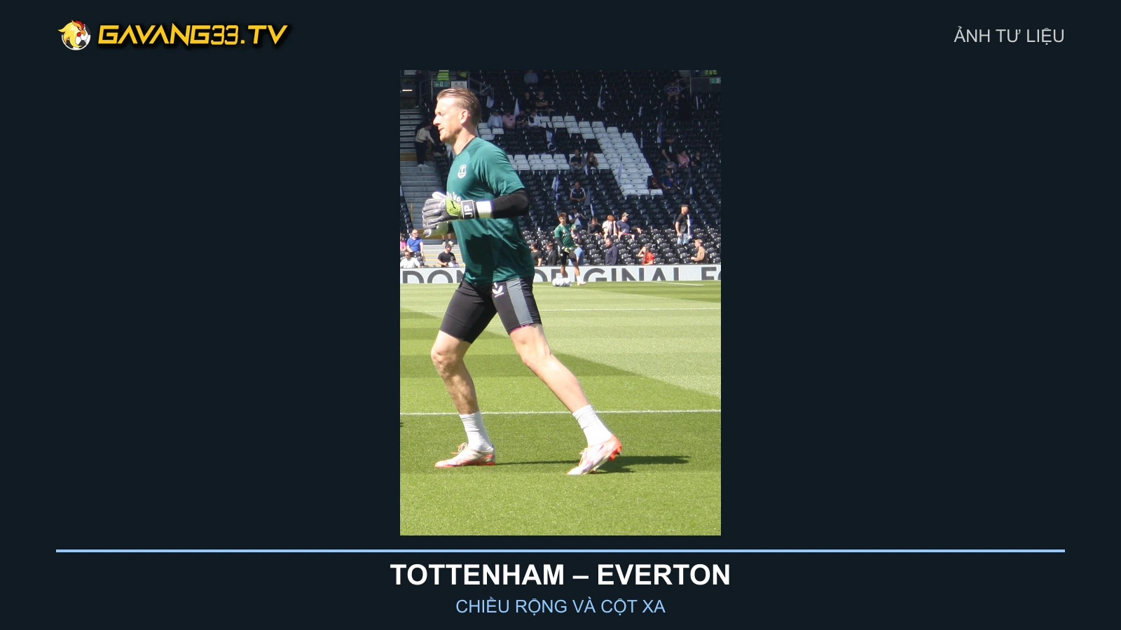 Ảnh tư liệu Jordan Pickford trong trang phục Everton năm 2025