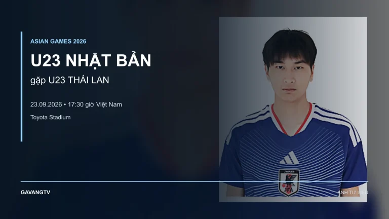 Ảnh tư liệu cầu thủ U23 Nhật Bản Yotaro Nakajima trong danh sách Asian Games 2026