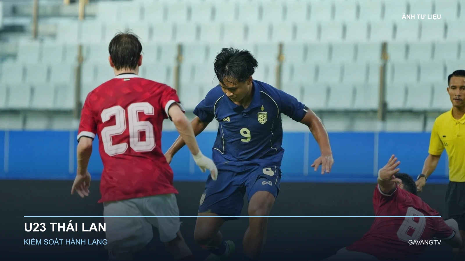 U23 Nhật Bản phải kiểm soát biên trước U23 Thái Lan 2 Ảnh tư liệu U23 Thái Lan trong trận giao hữu tháng 6/2026